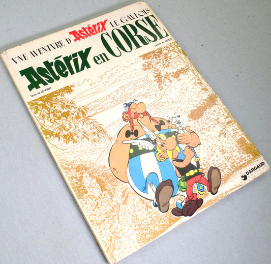 Asterix En Corse Vintage Comic Book - 1973 HB French Dargaud 1st Edition