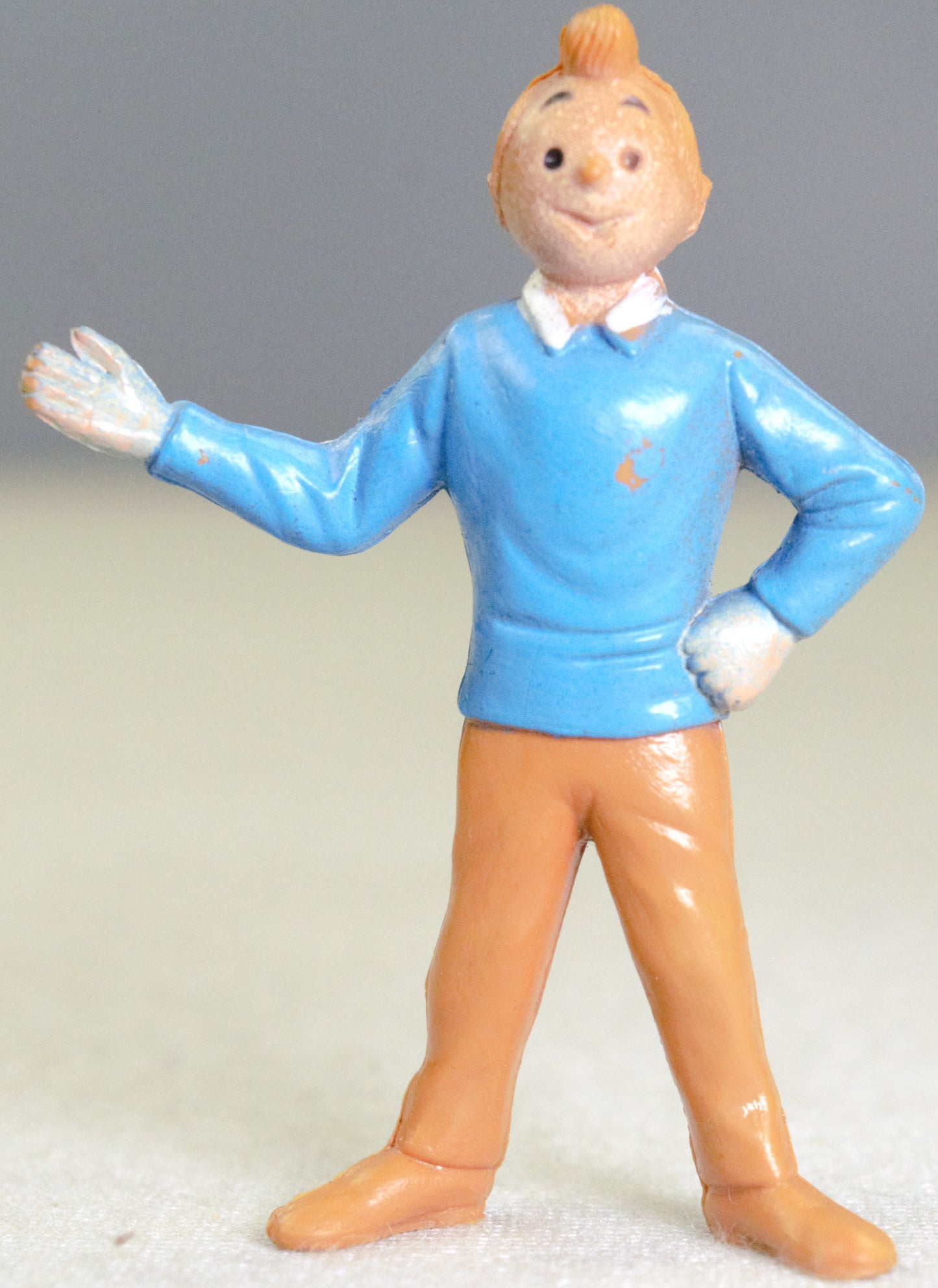 Tintin ESSO Figurine - Vintage 1973 Lake of Sharks Belvision 4.5cm Figure