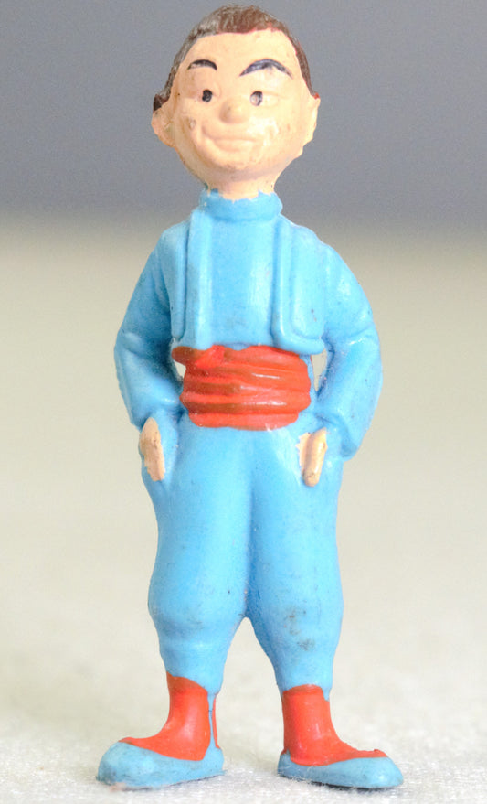 Nico ESSO Tintin Figurine - Vintage 1973 Lake of Sharks Belvision 4cm Figure