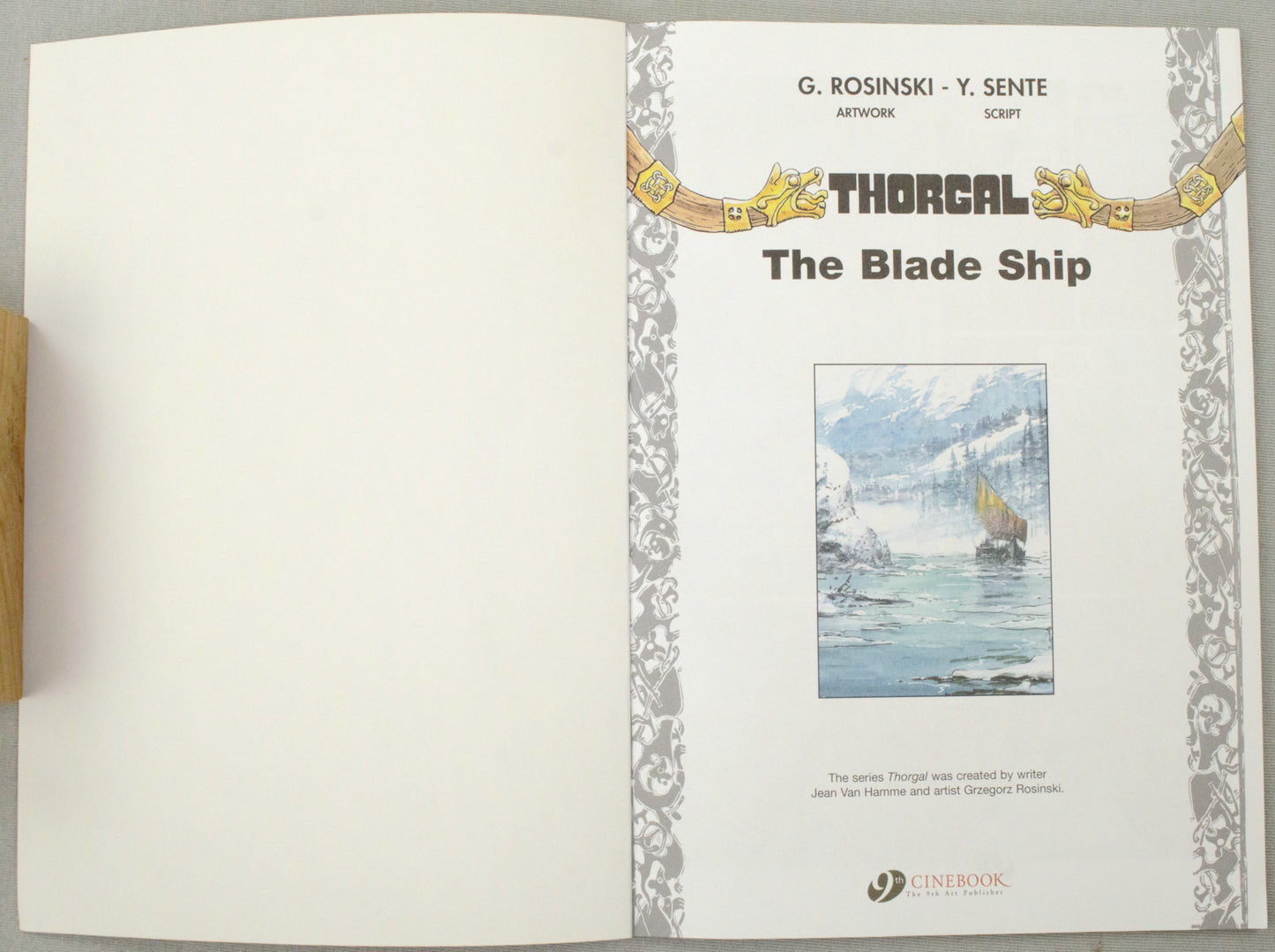 Thorgal Volume 25: The Blade Ship - Cinebook Paperback UK Comic Book by Rosiński/Van Hamme