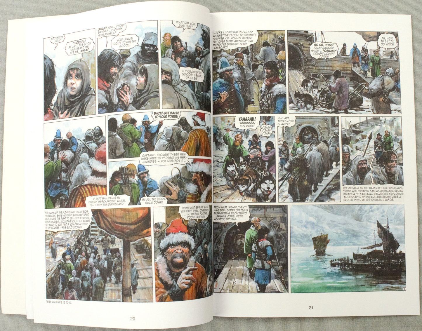 Thorgal Volume 25: The Blade Ship - Cinebook Paperback UK Comic Book by Rosiński/Van Hamme