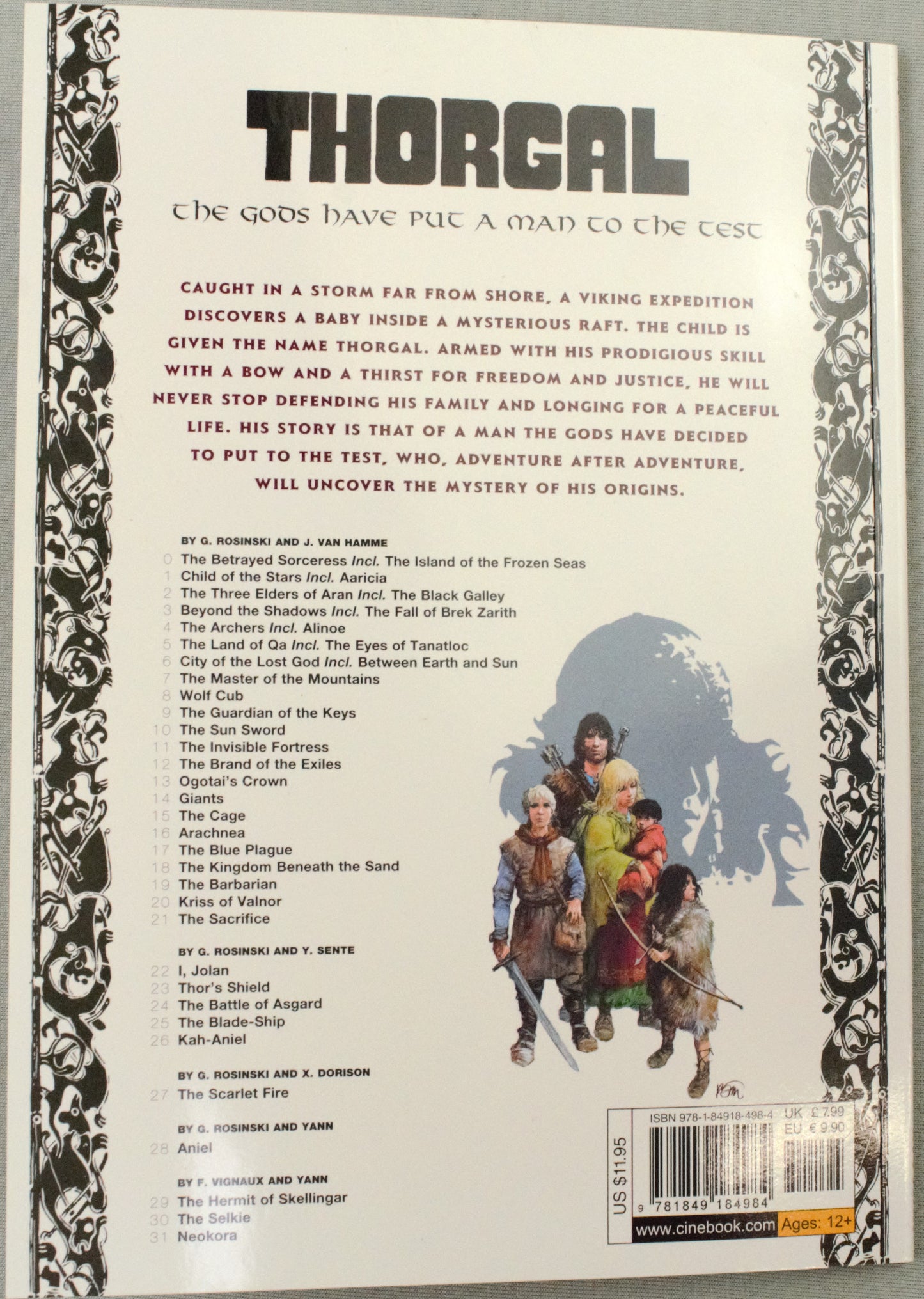 Thorgal Volume 25: The Blade Ship - Cinebook Paperback UK Comic Book by Rosiński/Van Hamme