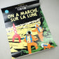 On A Marche Sur La Lune: Large Tintin Title Cover Poster by Moulinsart 50x70cm