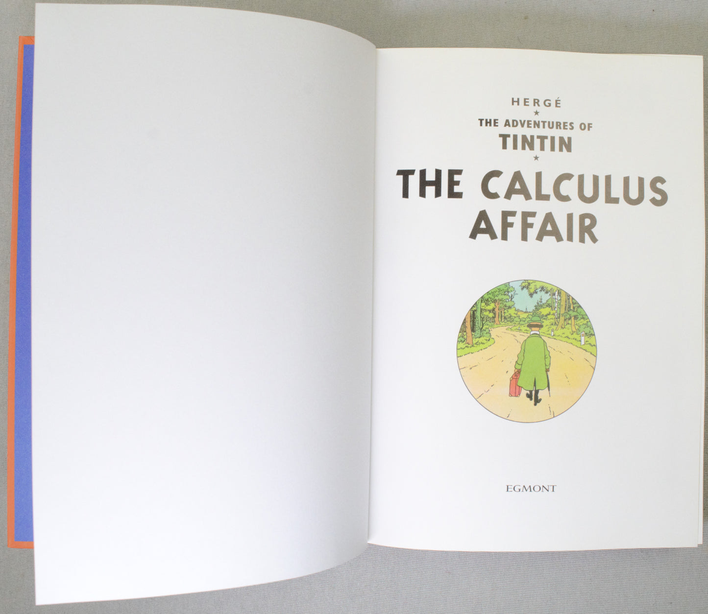 Adventures of Tintin Volume 7 - Egmont 2007 A5 3 in 1 Tintin HB Book Herge
