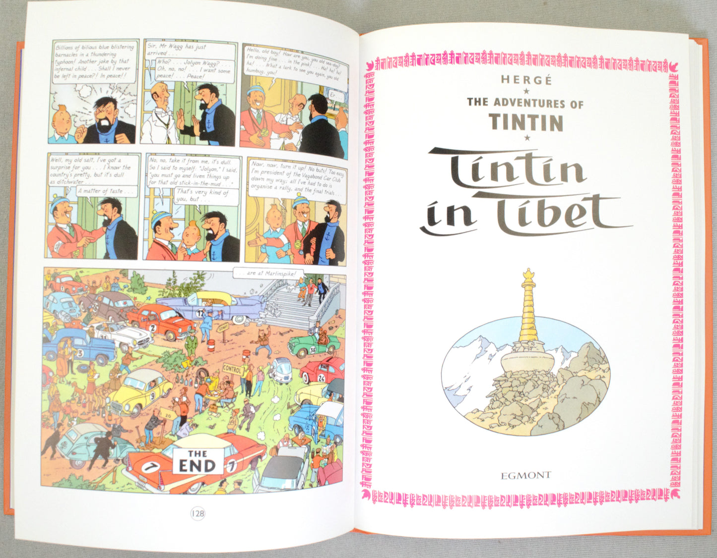 Adventures of Tintin Volume 7 - Egmont 2007 A5 3 in 1 Tintin HB Book Herge
