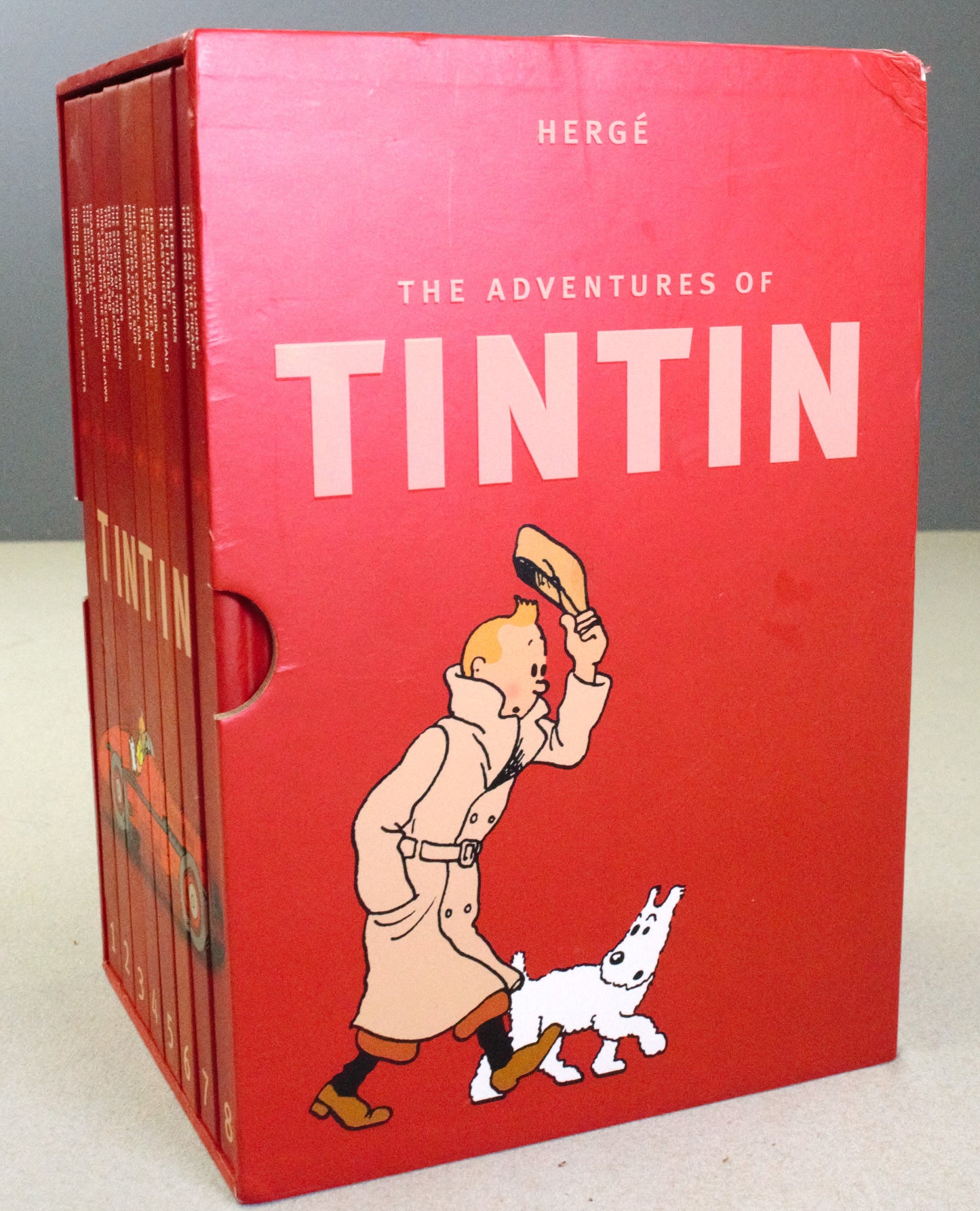 The Adventures of Tintin 8-Book Egmont Hardback Compact Collection Box Set by Herge