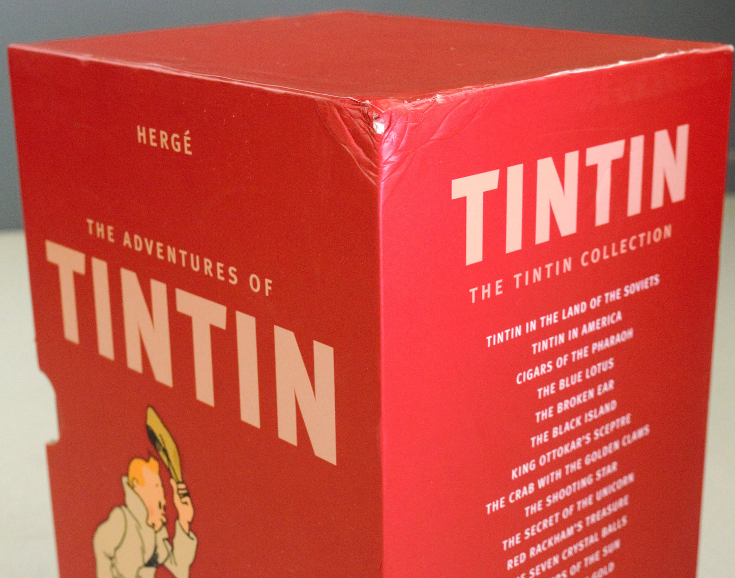 The Adventures of Tintin 8-Book Egmont Hardback Compact Collection Box Set by Herge