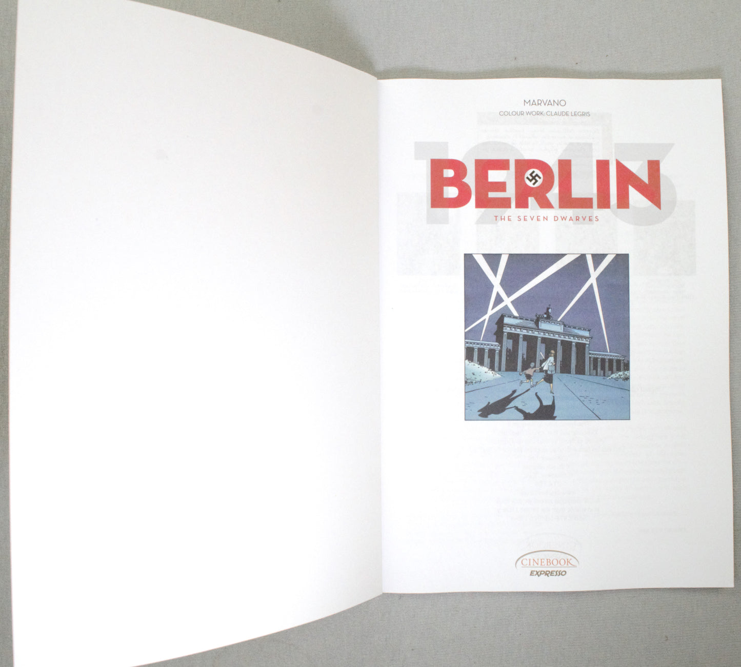 Berlin The Seven Dwarves - Cinebook UK Paperback Edition by Marvano