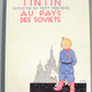 Tintin Au Pays Des Soviets - Rare B&W Facsimile 1st Edition Casterman - 1981 French EO Noire Blanc