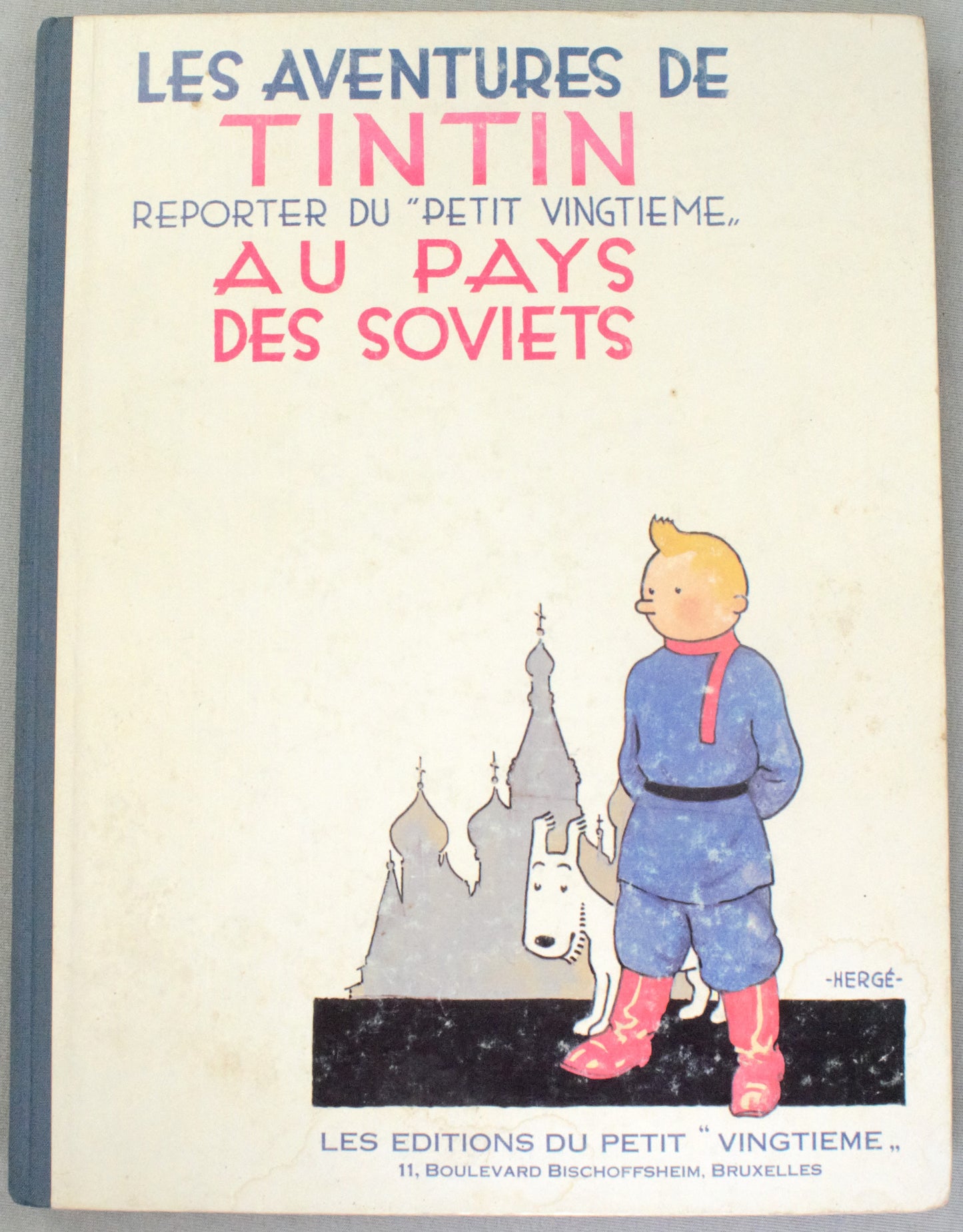 Tintin Au Pays Des Soviets - Rare B&W Facsimile 1st Edition Casterman - 1981 French EO Noire Blanc