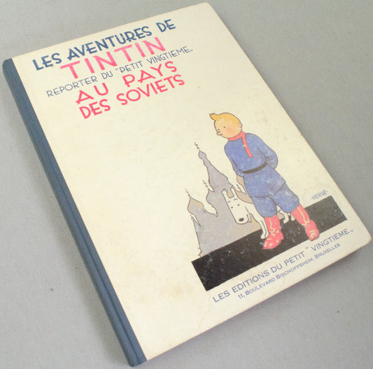 Tintin Au Pays Des Soviets - Rare B&W Facsimile 1st Edition Casterman - 1981 French EO Noire Blanc