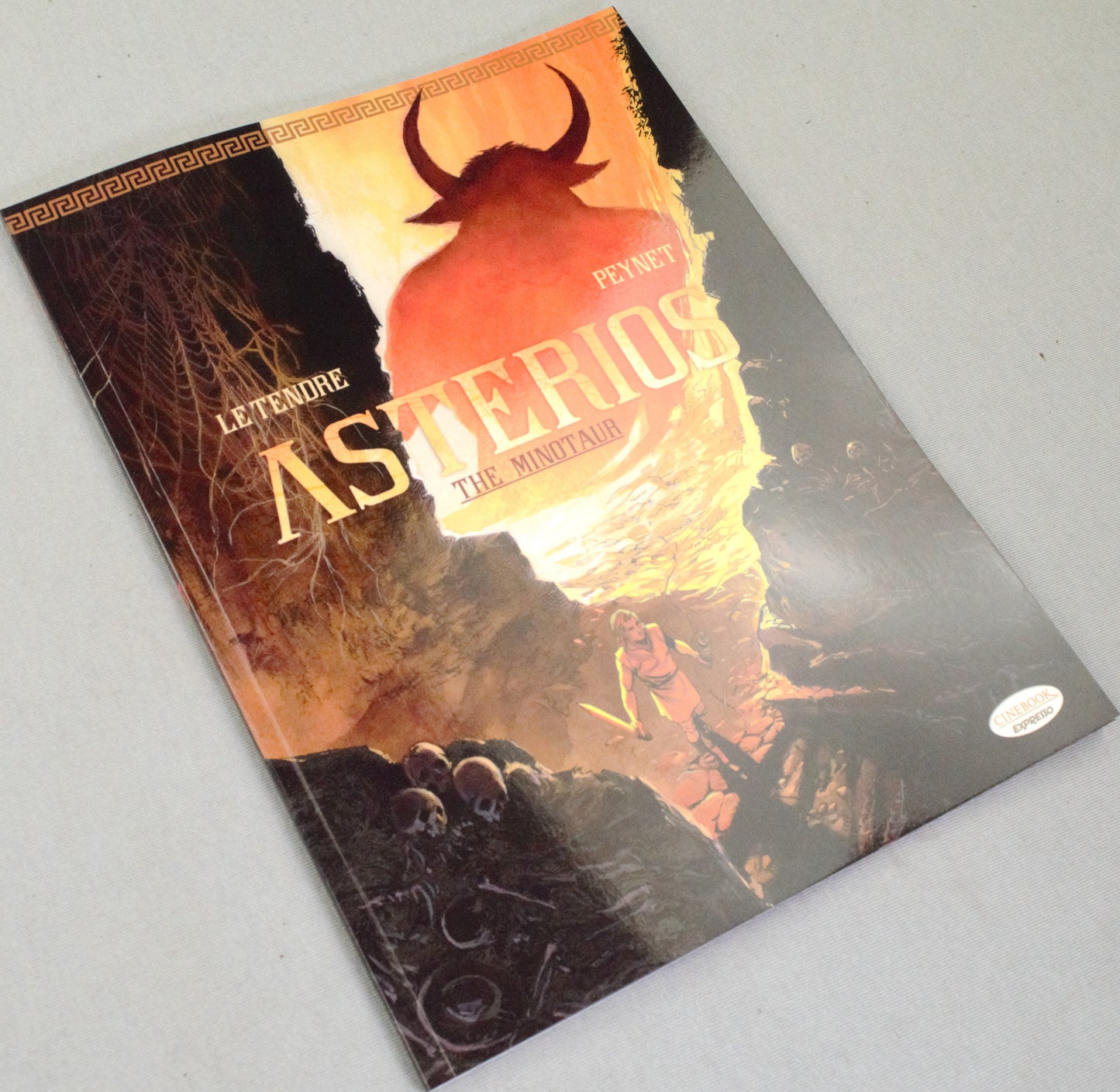 Asterios The Minotaur - Cinebook Paperback Comic 2023 UK Edition Tendre/Peynet