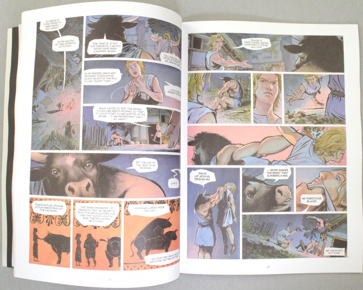 Asterios The Minotaur - Cinebook Paperback Comic 2023 UK Edition Tendre/Peynet