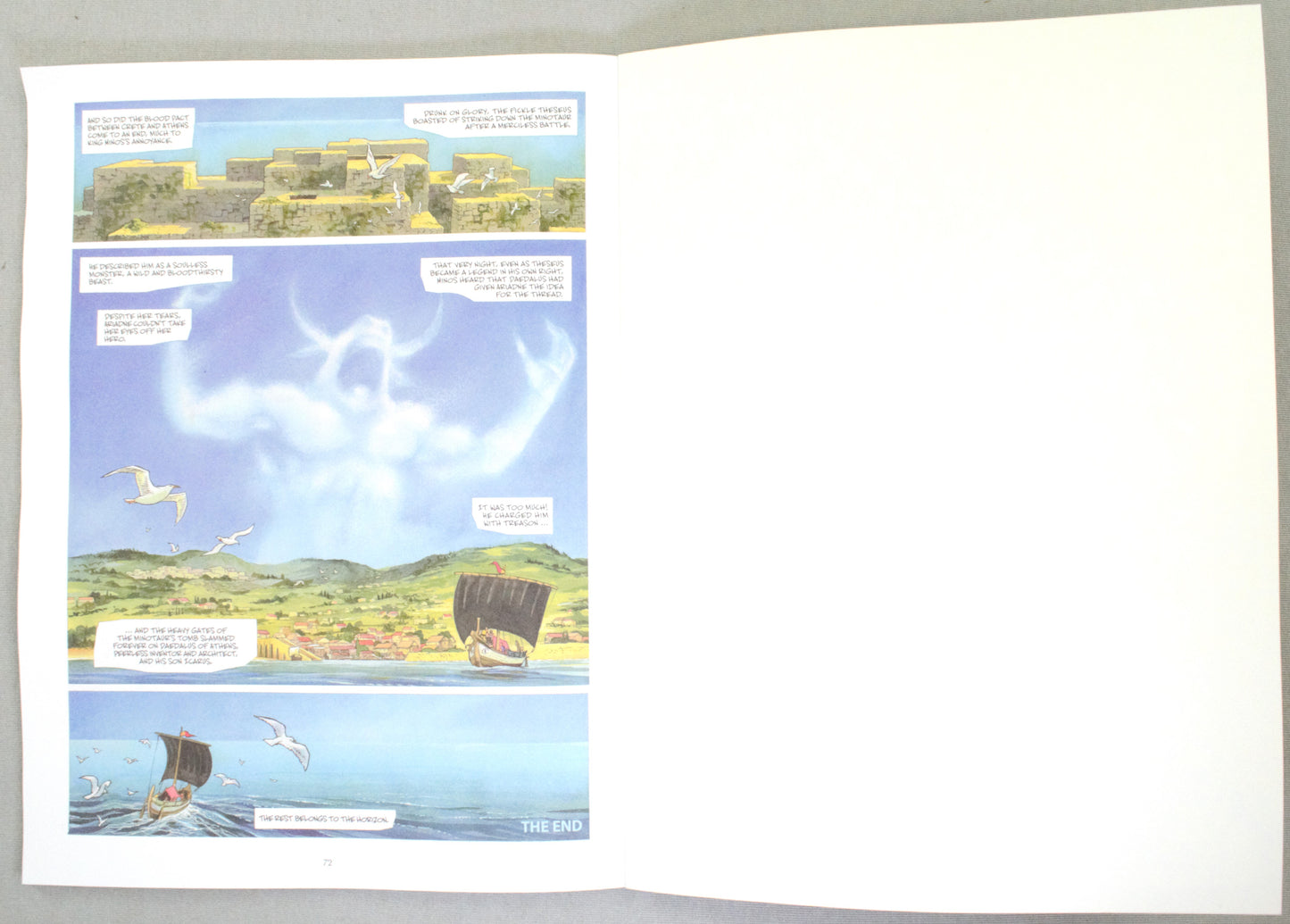 Asterios The Minotaur - Cinebook Paperback Comic 2023 UK Edition Tendre/Peynet