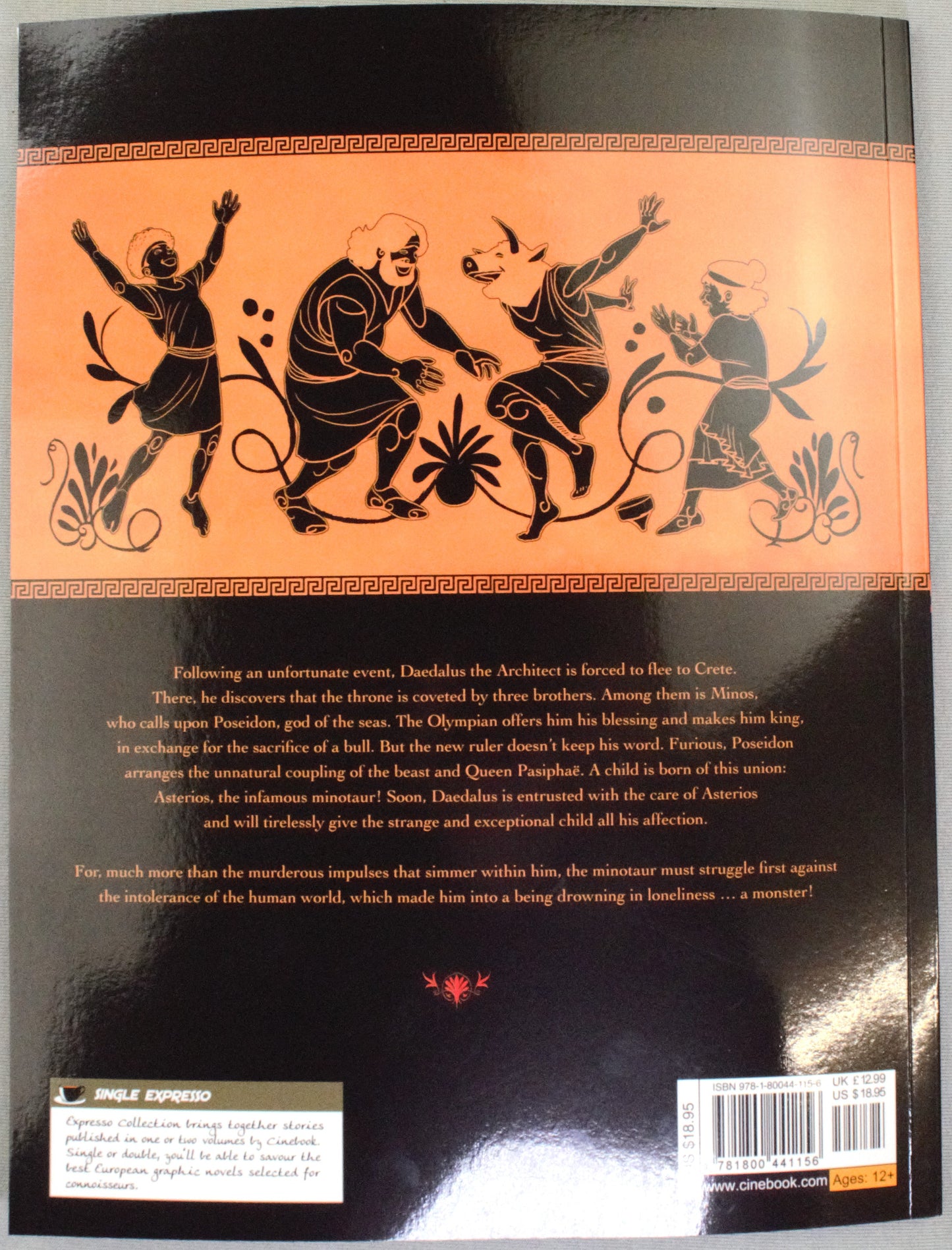 Asterios The Minotaur - Cinebook Paperback Comic 2023 UK Edition Tendre/Peynet