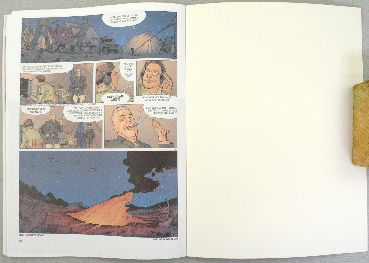 Bear's Tooth Volume 3: "Werner" Cinebook Paperback UK Comic Book by Yann/Henriet