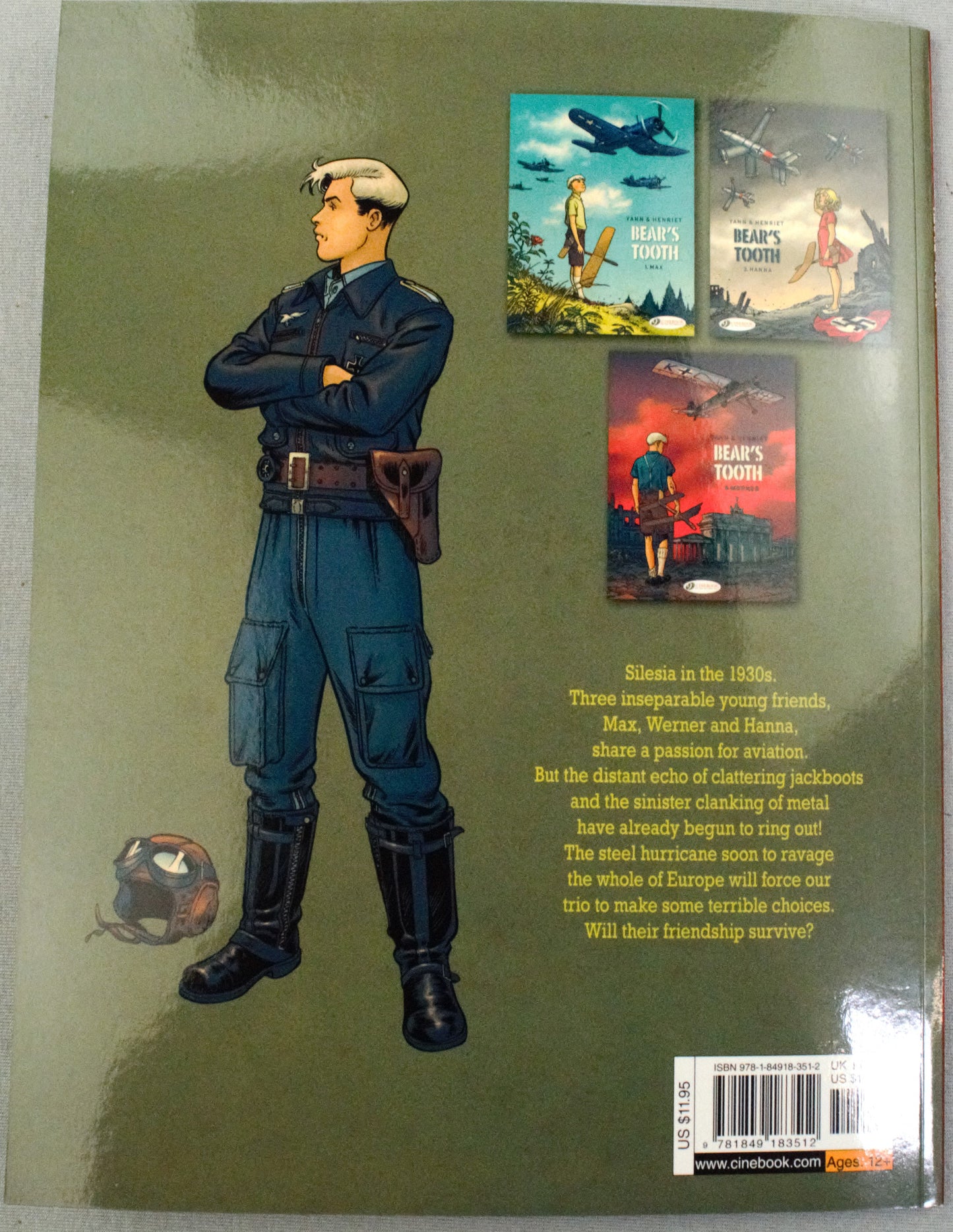 Bear's Tooth Volume 3: "Werner" Cinebook Paperback UK Comic Book by Yann/Henriet