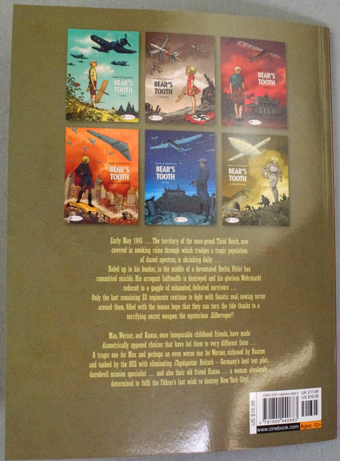 Bear's Tooth Volume 6: "Silbervogel" Cinebook Paperback UK Comic Book by Yann/Henriet