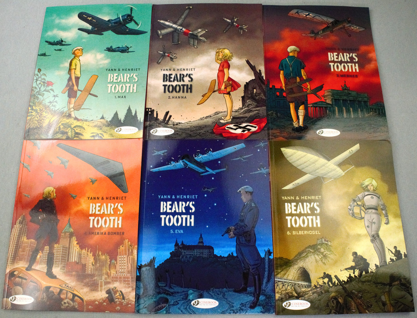 Bear's Tooth 1-6 Comic Books: Cinebook UK Paperback Editions FULL SET