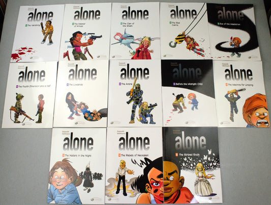 Alone Volumes 1-13 Comic Books: Cinebook UK Paperback Editions FULL SET