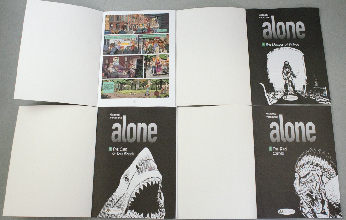Alone Volumes 1-13 Comic Books: Cinebook UK Paperback Editions FULL SET