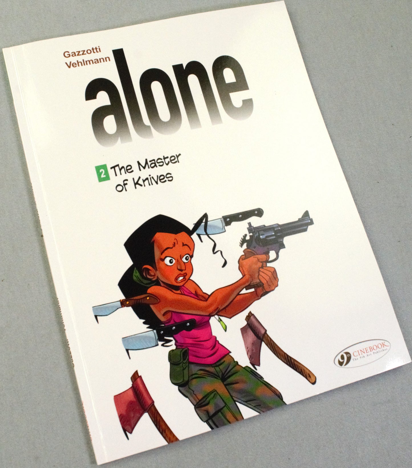 Alone Volume 2: "The Master of Knives" Cinebook Paperback UK Comic Book by Vehlmann/Gazzotti