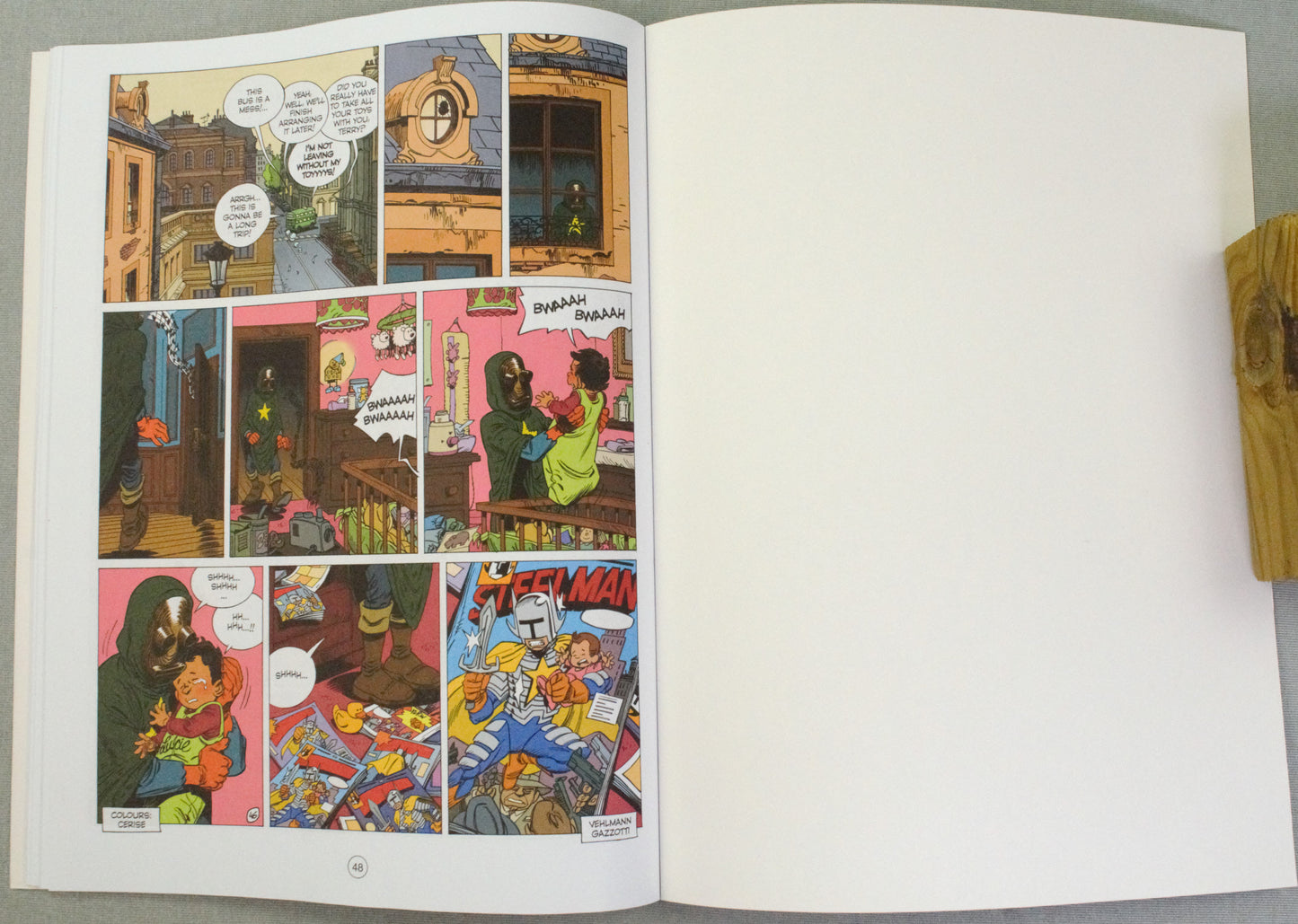 Alone Volume 2: "The Master of Knives" Cinebook Paperback UK Comic Book by Vehlmann/Gazzotti