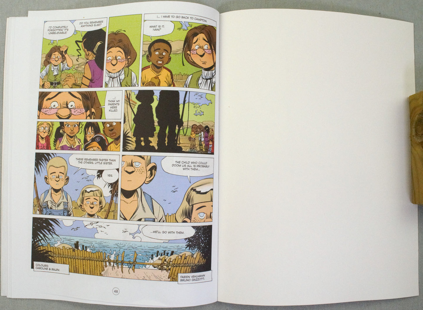 Alone Volume 3: "The Clan of the Shark" Cinebook Paperback UK Comic Book by Vehlmann/Gazzotti