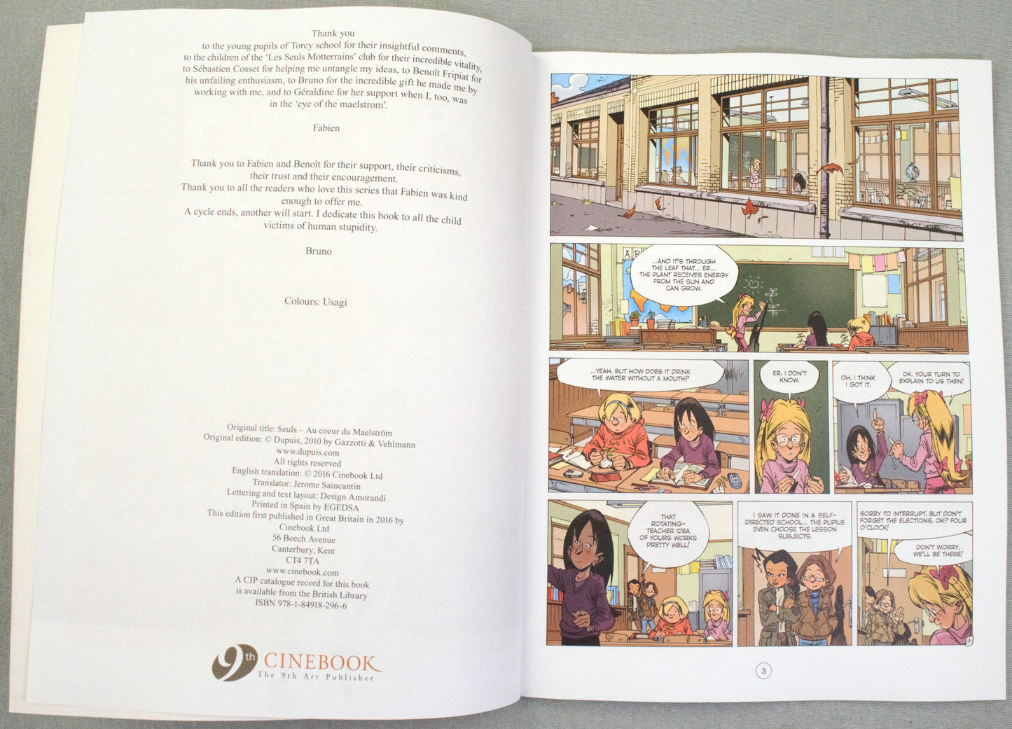 Alone Volume 5: "Eye of the Maelstrom" Cinebook Paperback UK Comic Book by Vehlmann/Gazzotti
