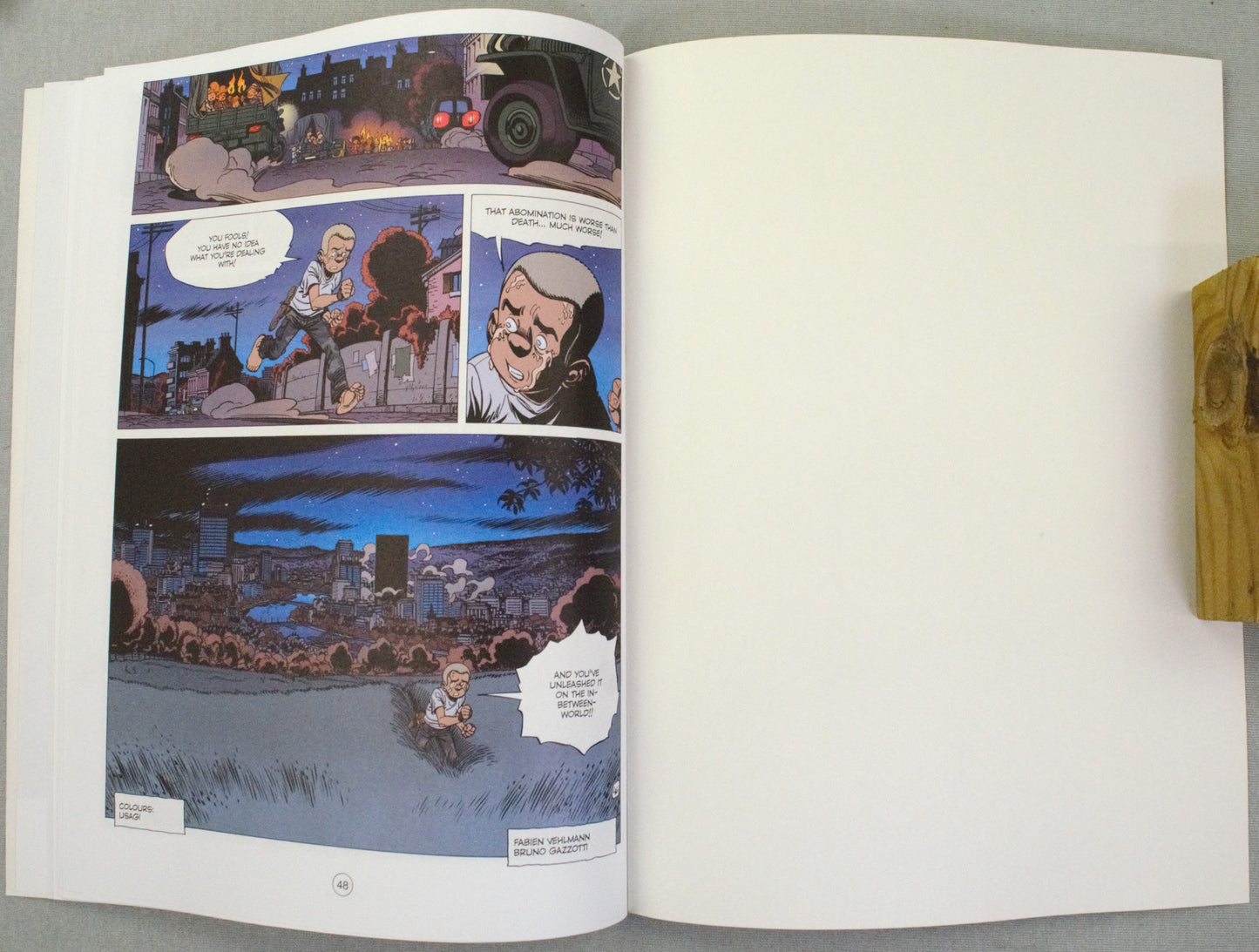 Alone Volume 5: "Eye of the Maelstrom" Cinebook Paperback UK Comic Book by Vehlmann/Gazzotti