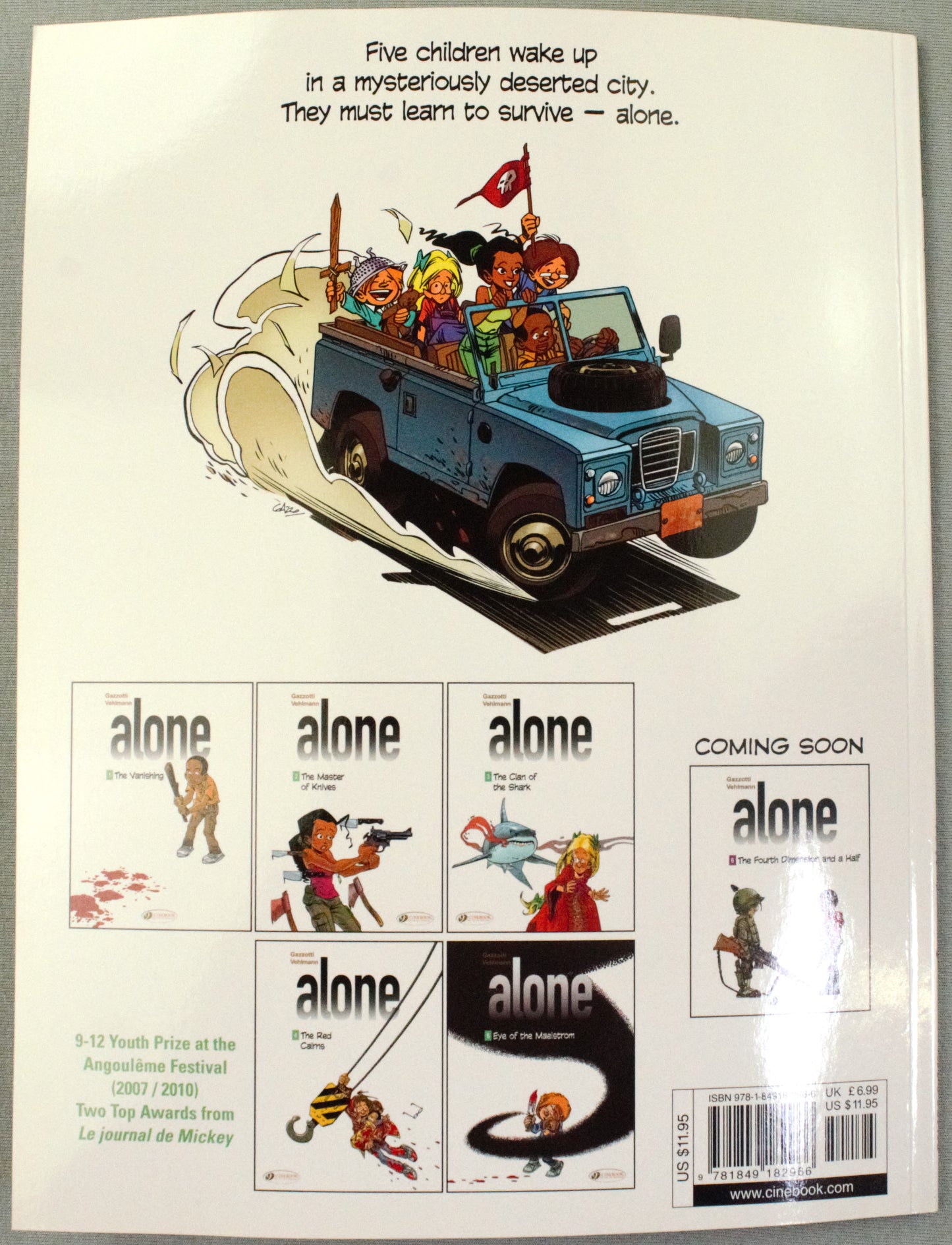 Alone Volume 5: "Eye of the Maelstrom" Cinebook Paperback UK Comic Book by Vehlmann/Gazzotti