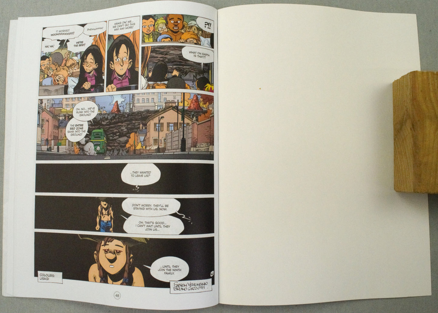 Alone Volume 6: "The Fourth Dimension & a half" Cinebook Paperback UK Comic Book by Vehlmann/Gazzotti
