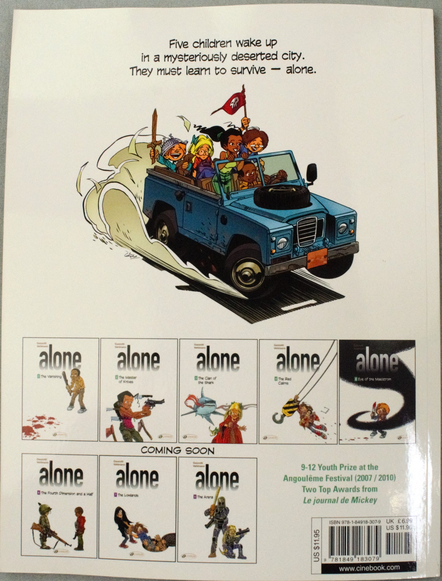 Alone Volume 6: "The Fourth Dimension & a half" Cinebook Paperback UK Comic Book by Vehlmann/Gazzotti