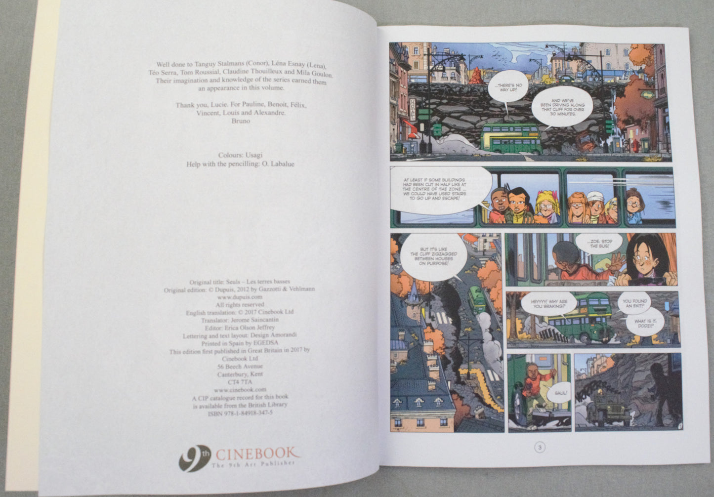 Alone Volume 7: "The Lowlands" Cinebook Paperback UK Comic Book by Vehlmann/Gazzotti )