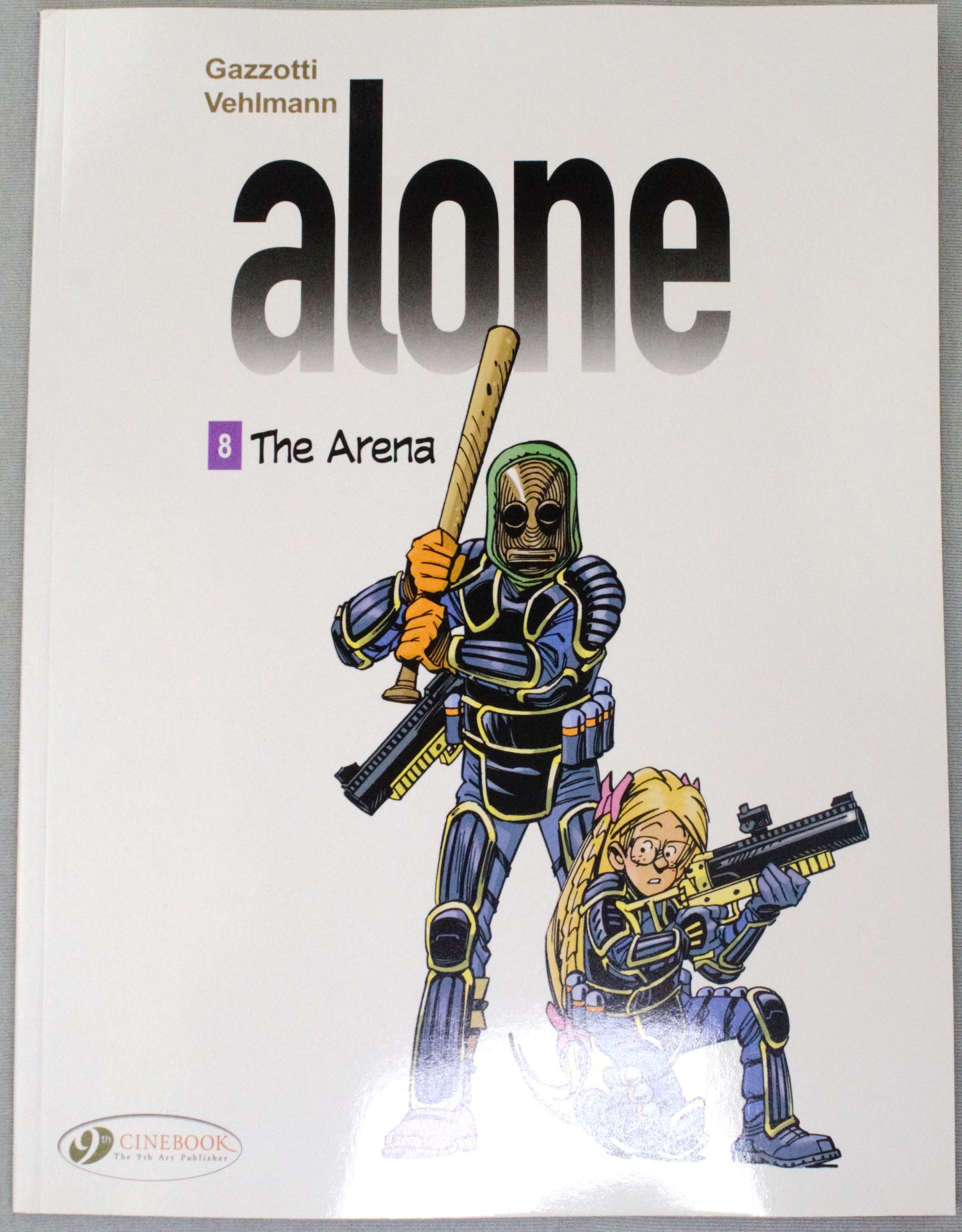 Alone Volume 8: "The Arena" Cinebook Paperback UK Comic Book by Vehlmann/Gazzotti