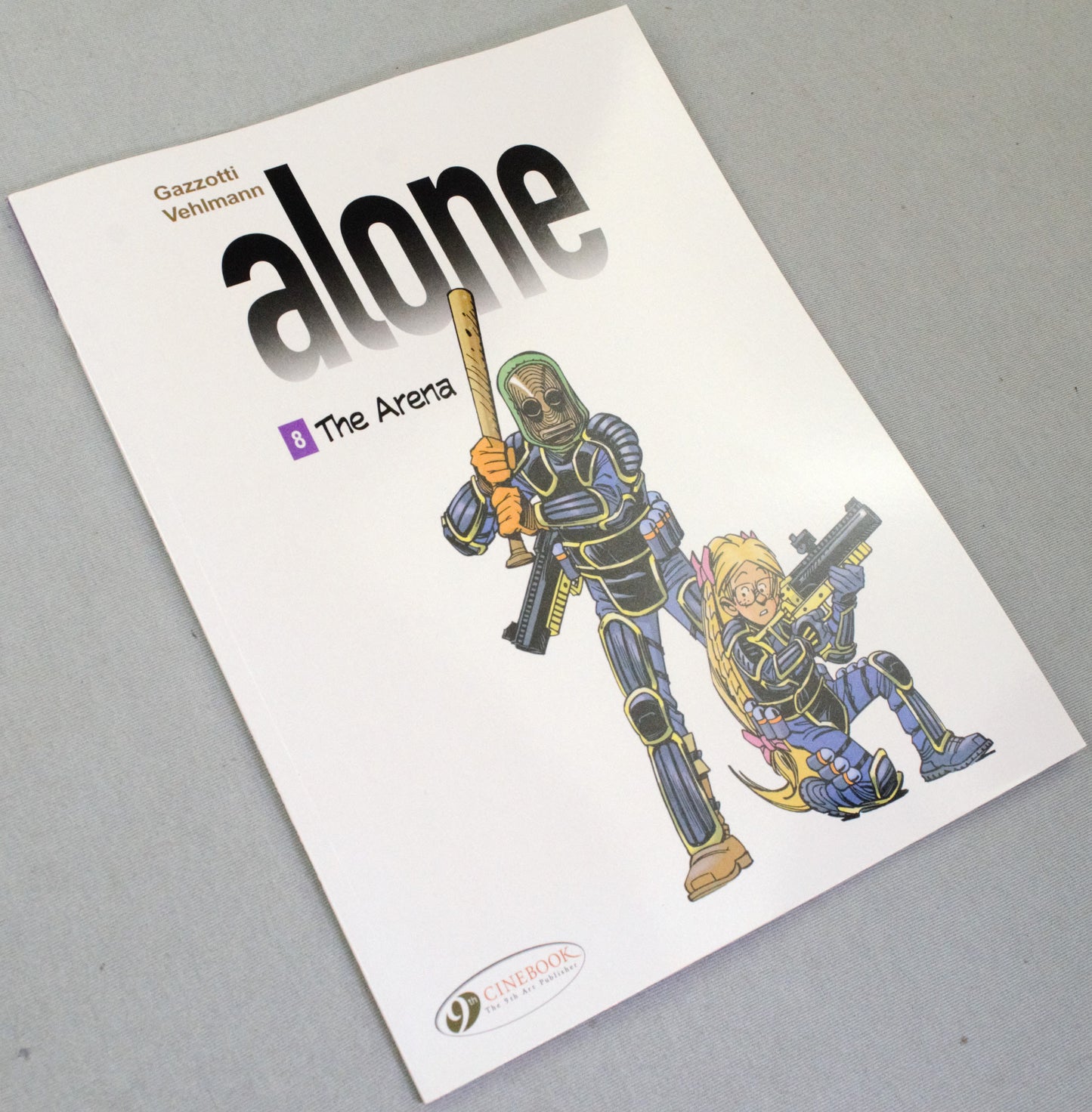 Alone Volume 8: "The Arena" Cinebook Paperback UK Comic Book by Vehlmann/Gazzotti