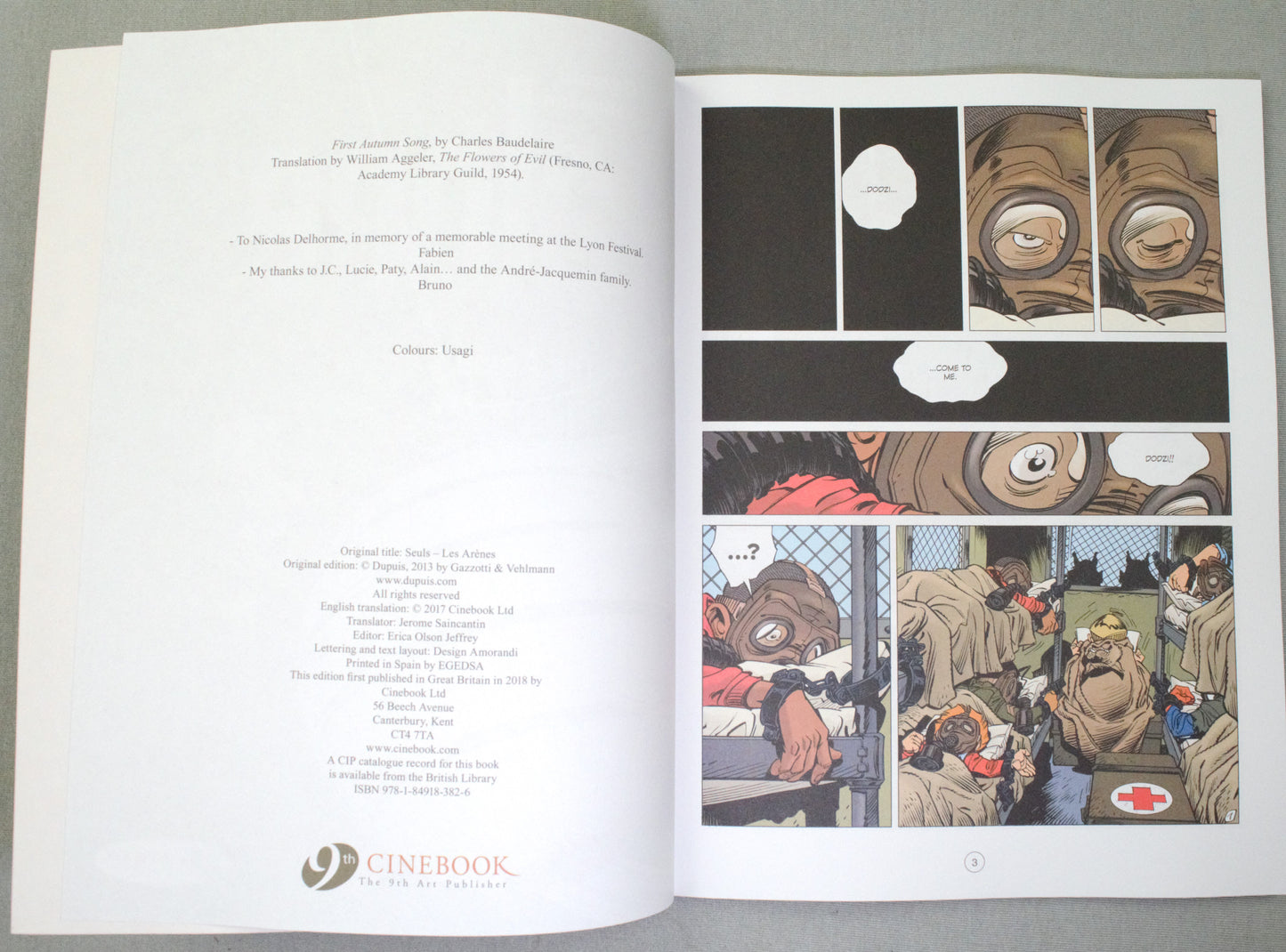 Alone Volume 8: "The Arena" Cinebook Paperback UK Comic Book by Vehlmann/Gazzotti