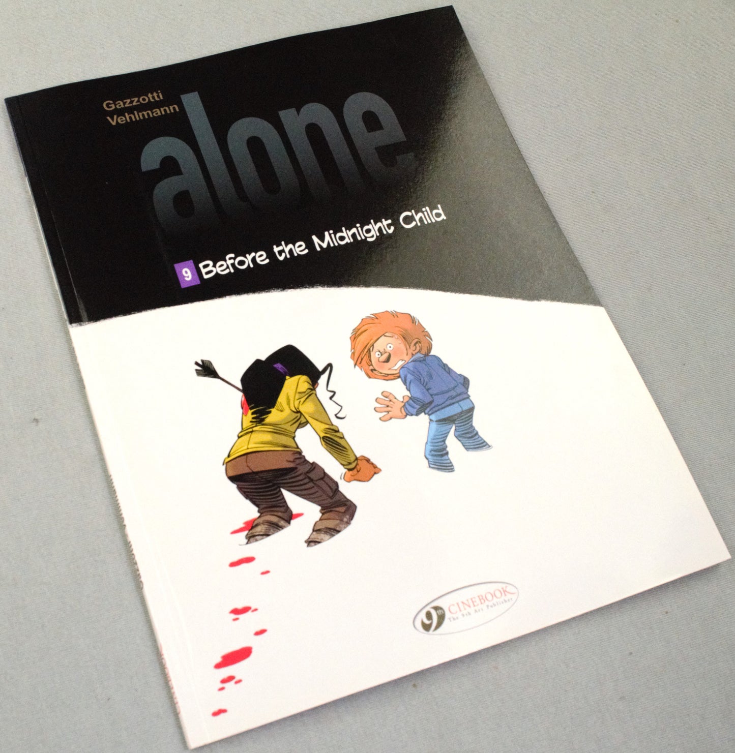 Alone Volume 9: "Before the Midnight Child" Cinebook Paperback UK Comic Book by Vehlmann/Gazzotti