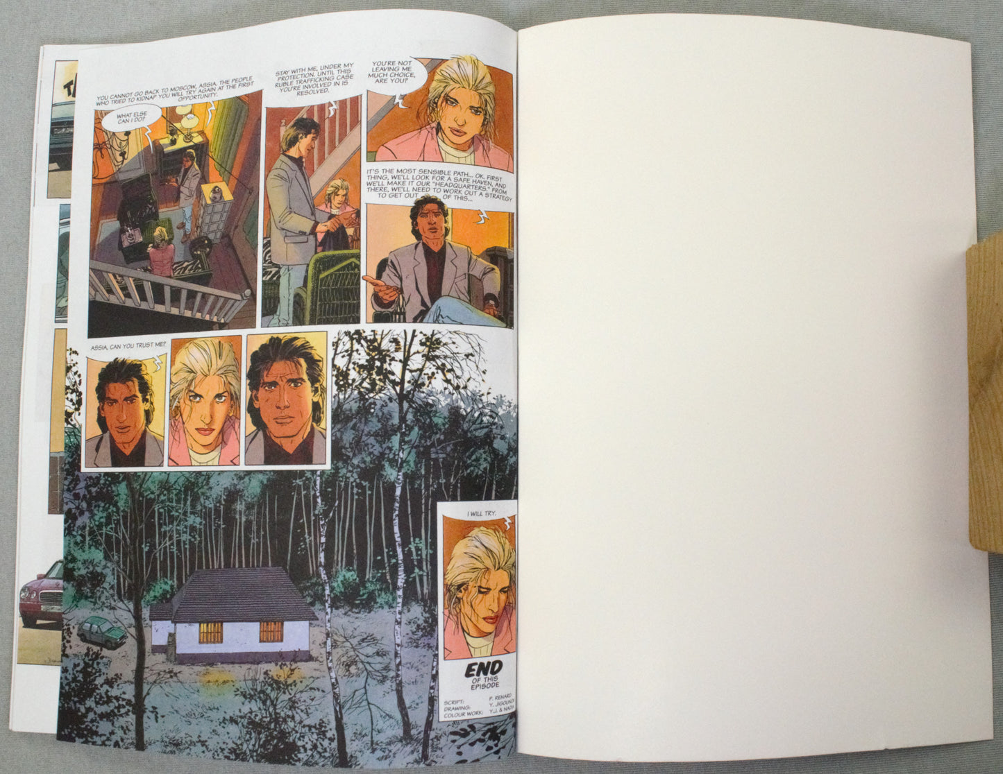 Alpha Volume 1: "The Exchange" Cinebook Paperback UK Comic Book by Jigounov/Renard