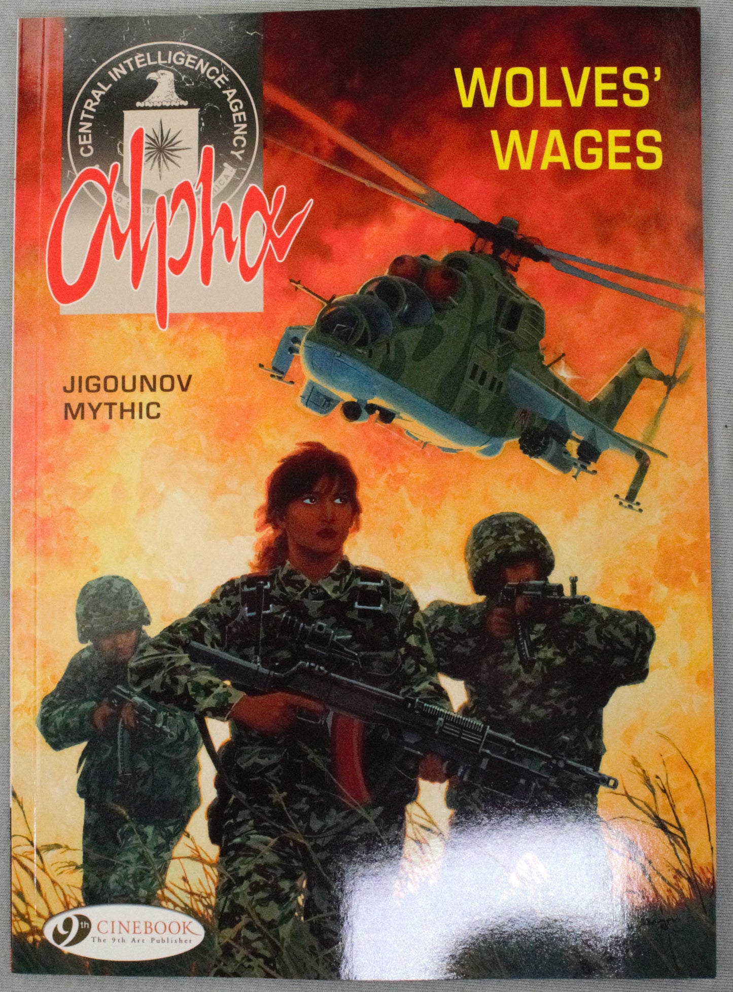 Alpha Volume 2: "Wolves Wages" Cinebook Paperback UK Comic Book by Jigounov/Mythic