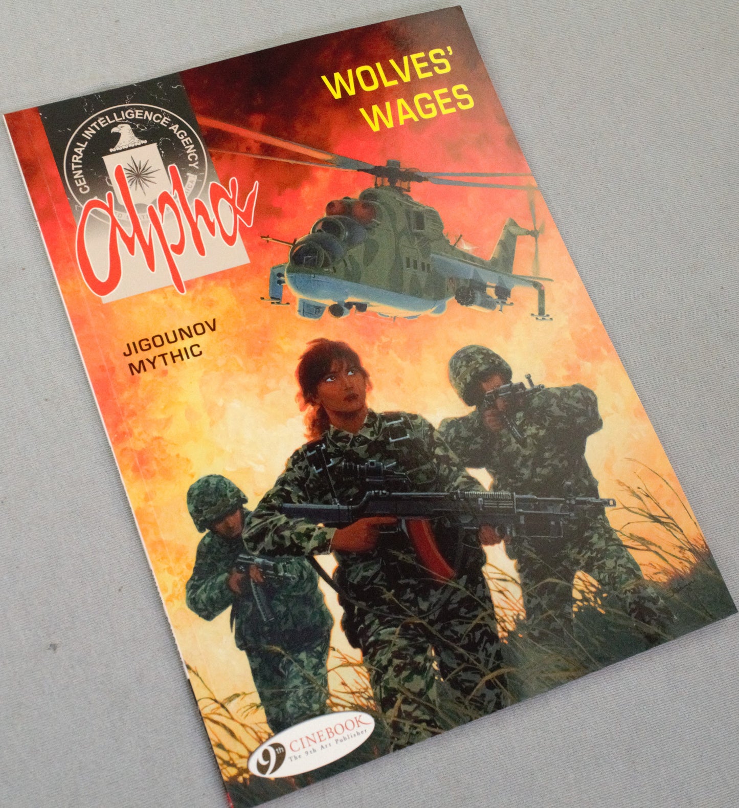 Alpha Volume 2: "Wolves Wages" Cinebook Paperback UK Comic Book by Jigounov/Mythic