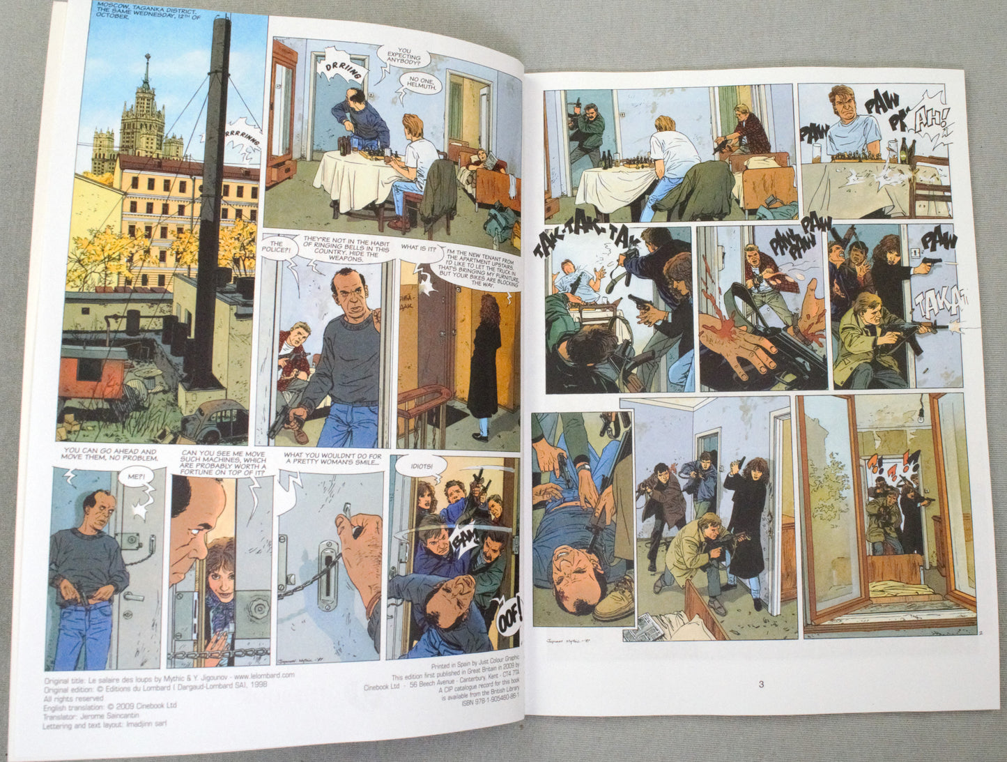 Alpha Volume 2: "Wolves Wages" Cinebook Paperback UK Comic Book by Jigounov/Mythic