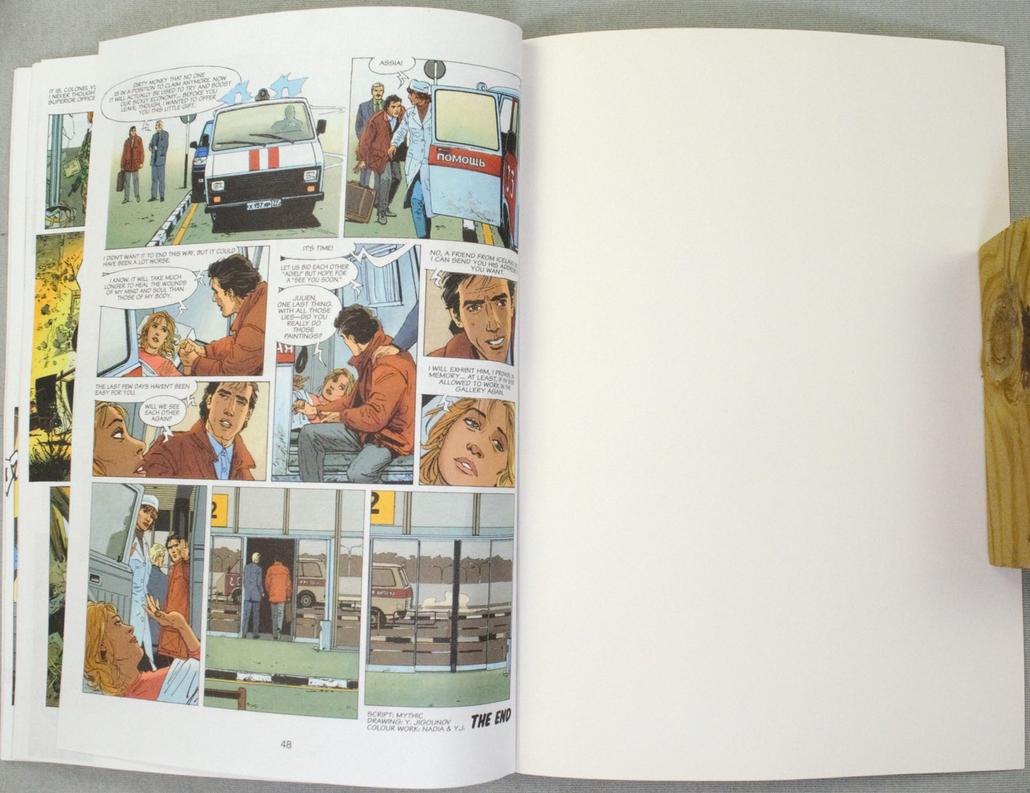 Alpha Volume 2: "Wolves Wages" Cinebook Paperback UK Comic Book by Jigounov/Mythic