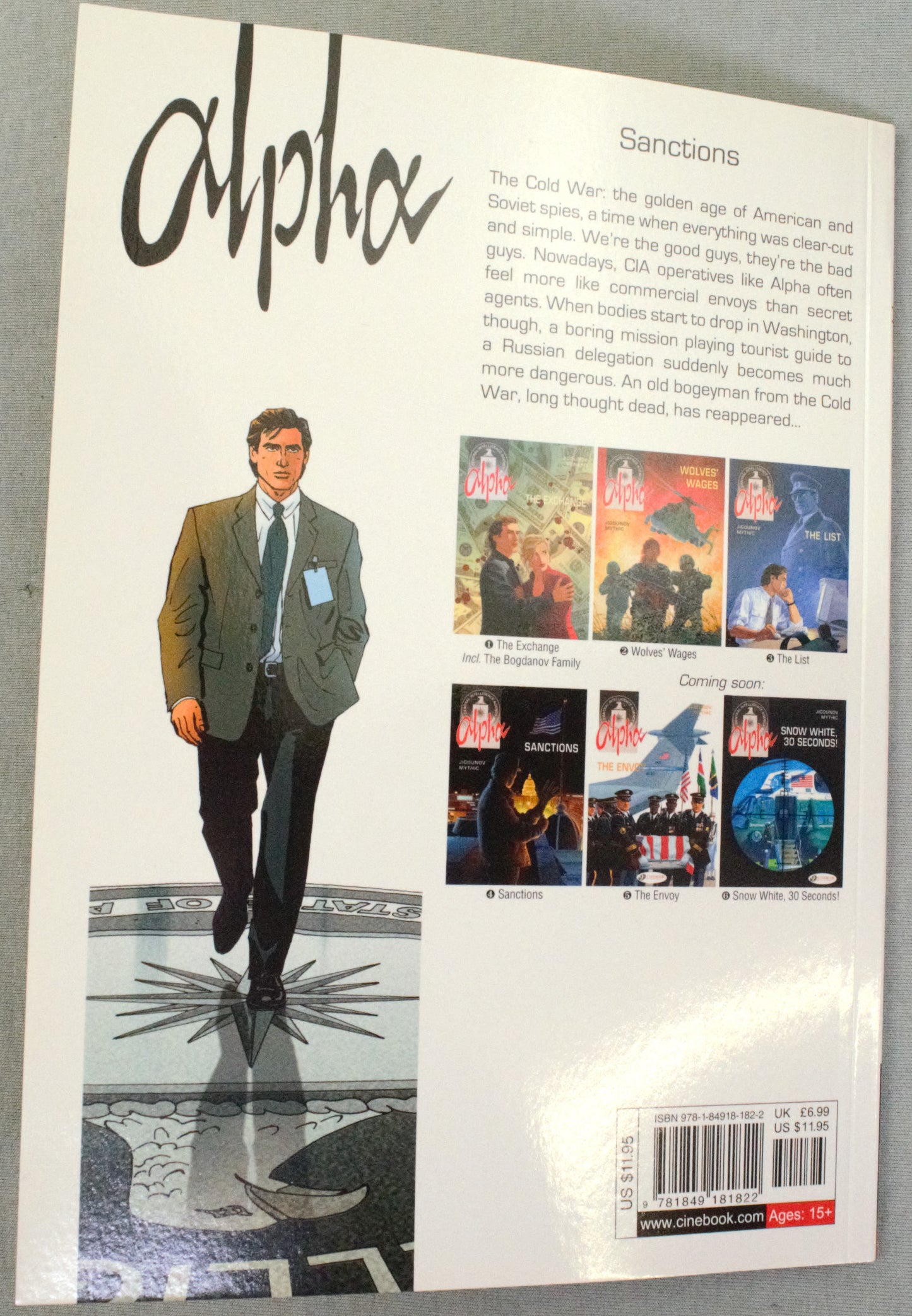 Alpha Volume 4: "Sanctions" Cinebook Paperback UK Comic Book by Jigounov/Mythic
