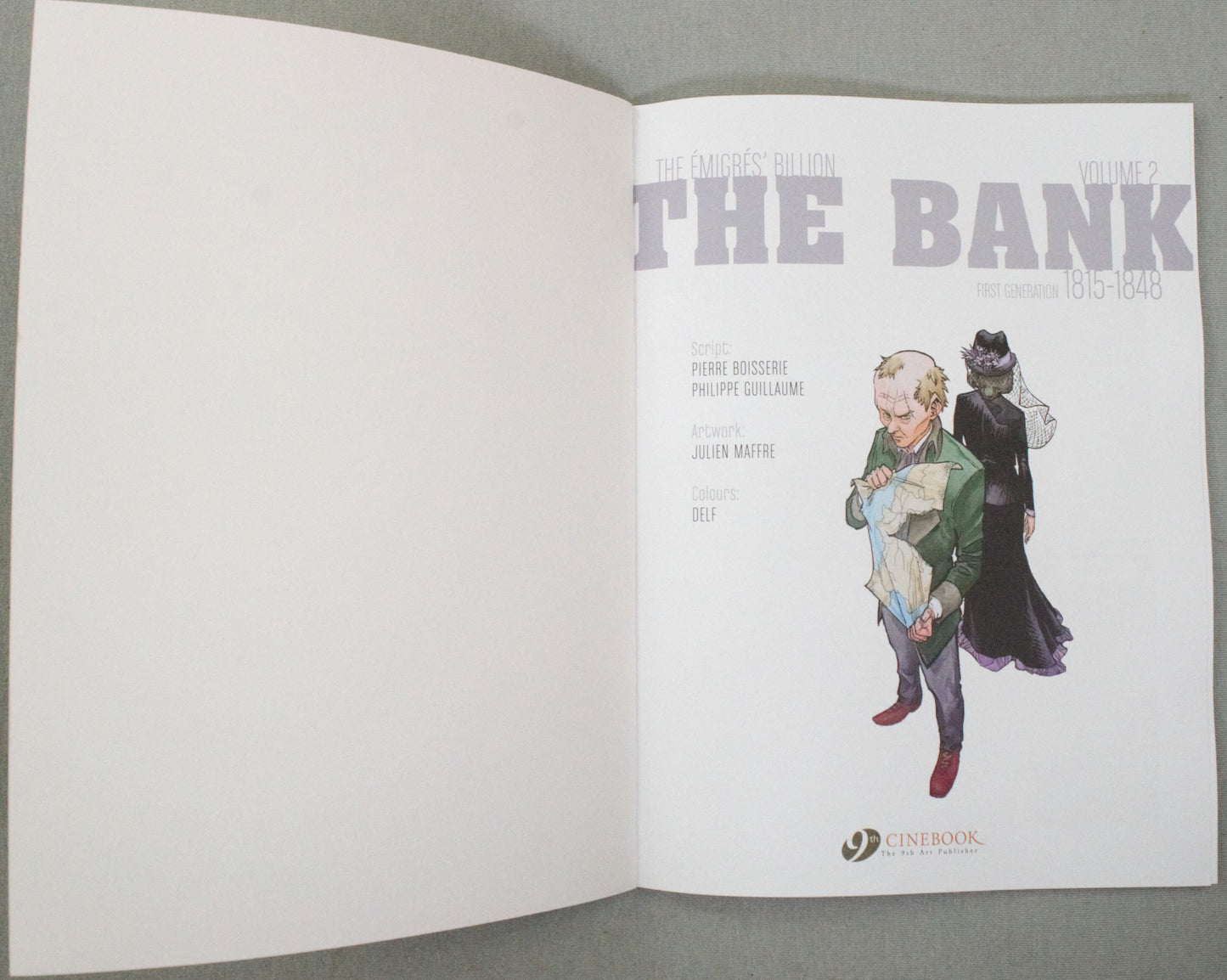 The Bank Volume 2: "Emigres Billion" Cinebook Paperback UK Comic Book by Boisserie/Guillaume/Maffre