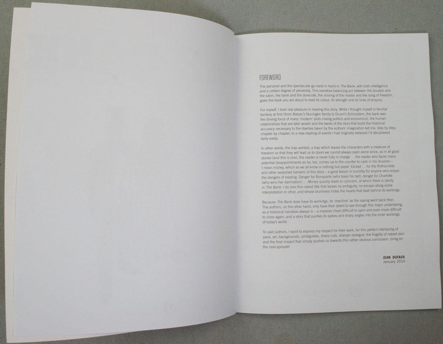 The Bank Volume 1: "Waterloo Insider" Cinebook Paperback UK Comic Book by Boisserie/Guillaume/Maffre