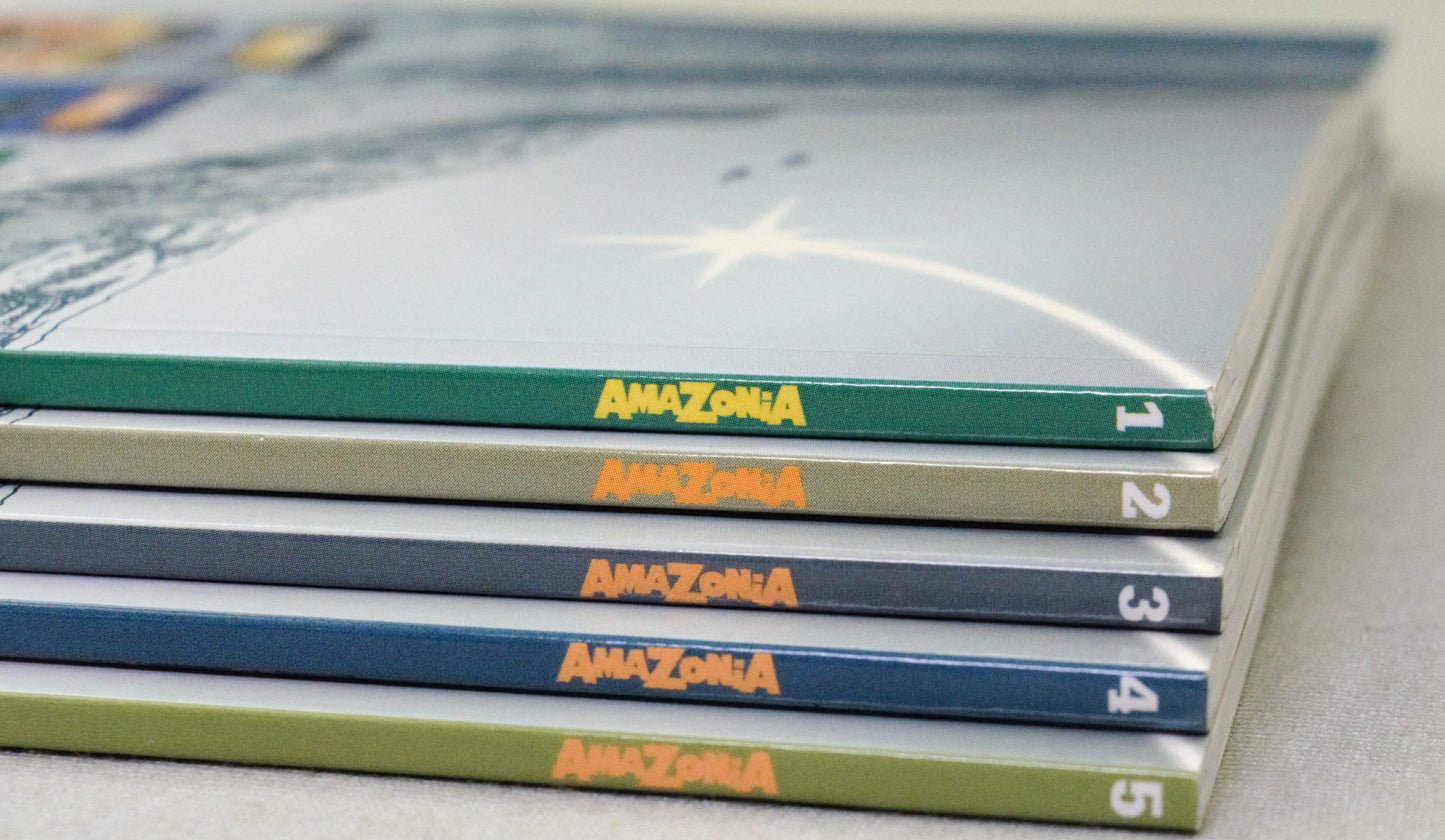 Amazonia Episodes 1-5 Comic Books: Cinebook UK Paperback Editions FULL SET