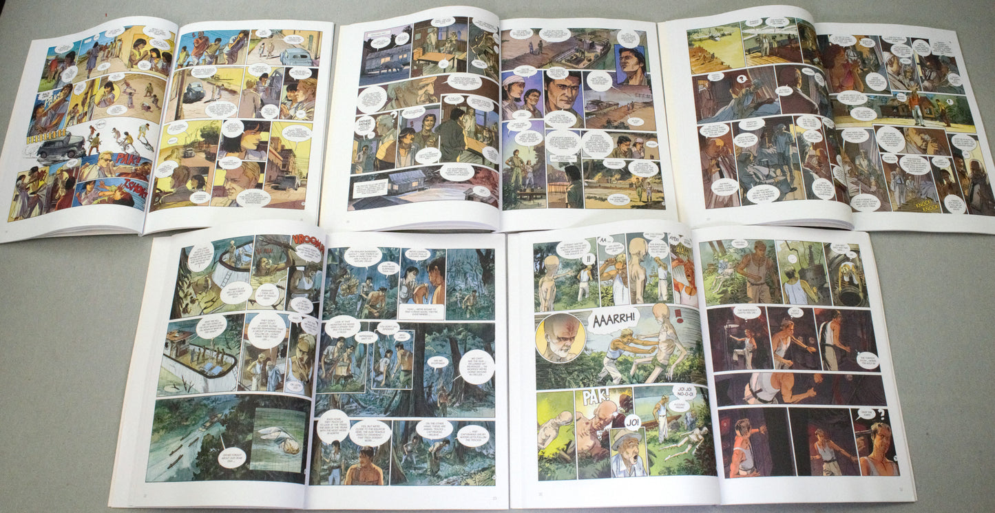 Amazonia Episodes 1-5 Comic Books: Cinebook UK Paperback Editions FULL SET