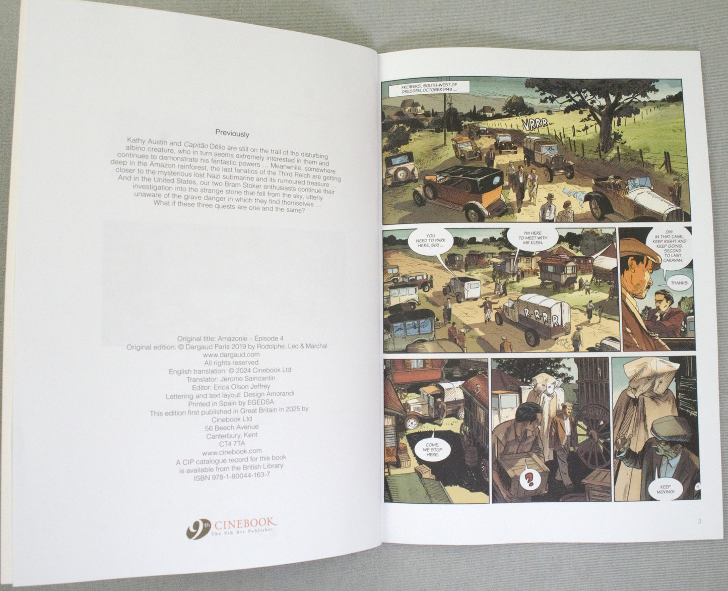 Amazonia Episode 4: Cinebook Paperback UK Comic Book by Rodolphe/Leo/Marchal