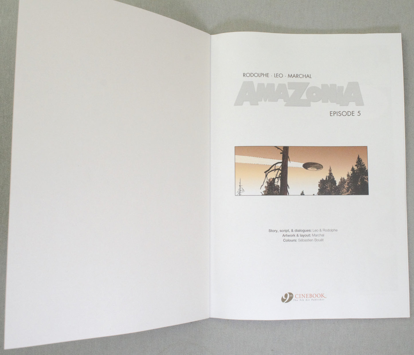 Amazonia Episode 5: Cinebook Paperback UK Comic Book by Rodolphe/Leo/Marchal